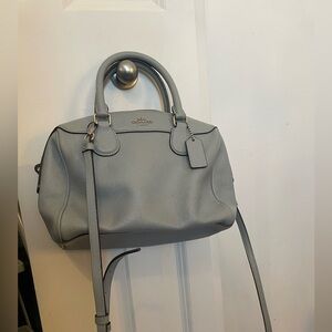 Coach Light blue Leather Satchel